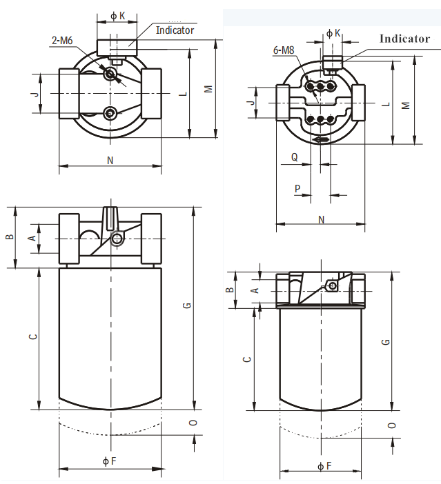 SP-06X25 Series Leemin Spin-on Line Filter