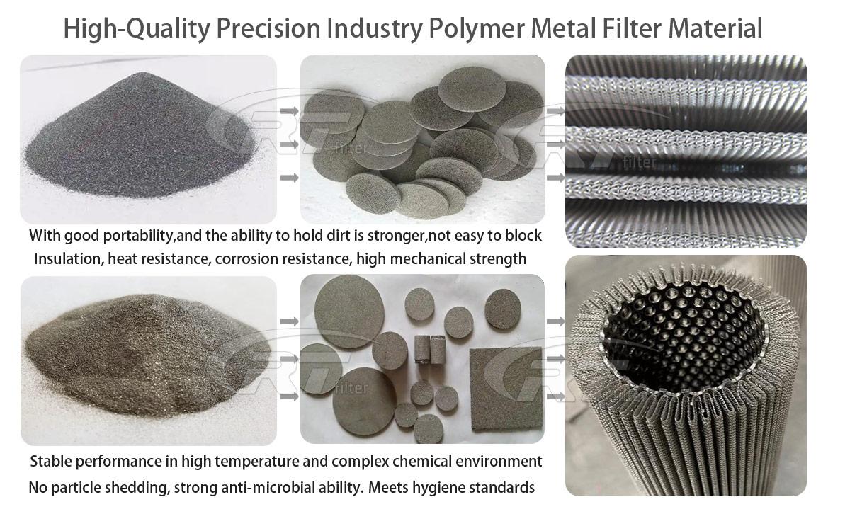 Customized Stainless Steel Pleated Melt Metal Oil Gas Folding Strainer